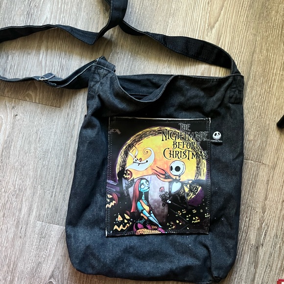 Nightmare Before Christmas Crossbody Tote Purse Bag with Pockets - Picture 1 of 8